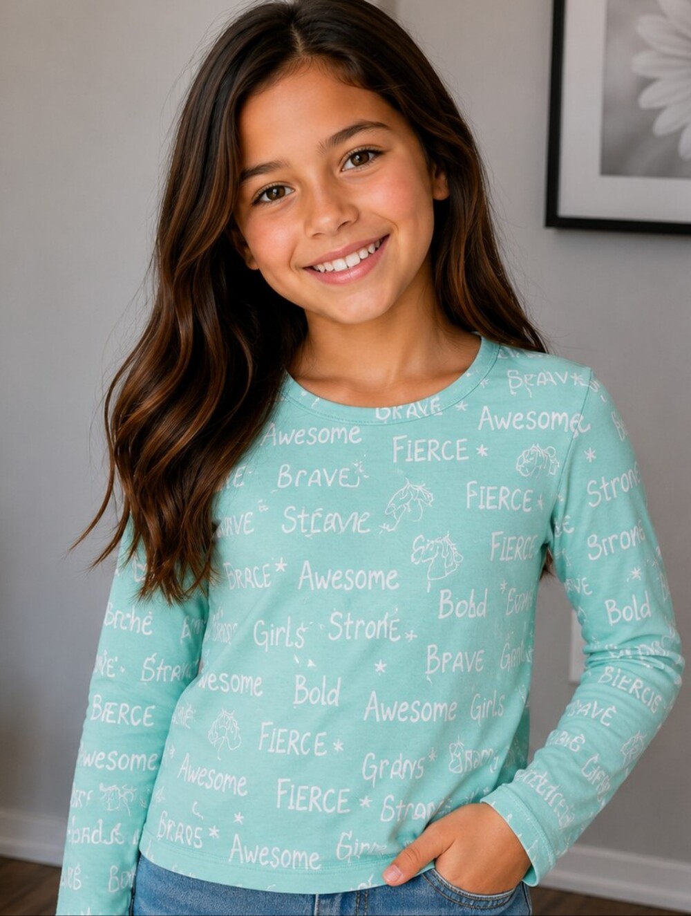 14-16 Girls Justice Long Sleeve